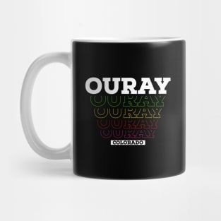 I Love Ouray Colorado USA Vintage Mug